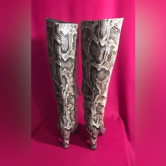 Sam Edelman Serephinia Snakeskin Tall Boots - Picture 3 of 7